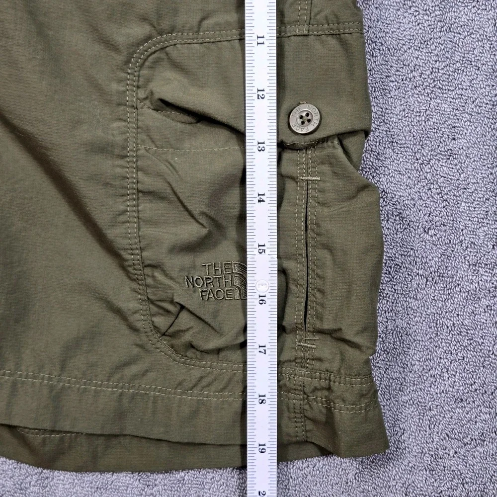The‎ North Face Two Cargo Shorts Mens 32 Olive and Grey Hiking Utility Bundle